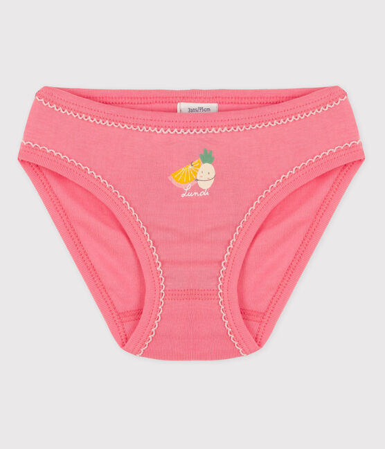 Girls' Cotton Briefs GRETEL pink