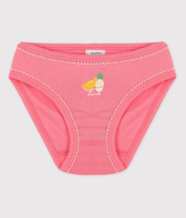 Girls' Cotton Briefs pink