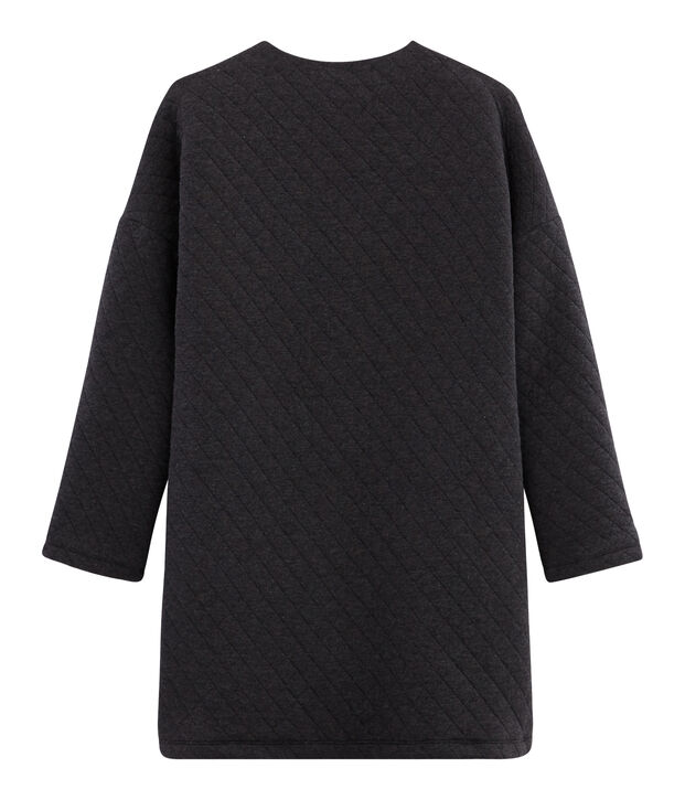 Women's Long Tube Knit Jacket grey