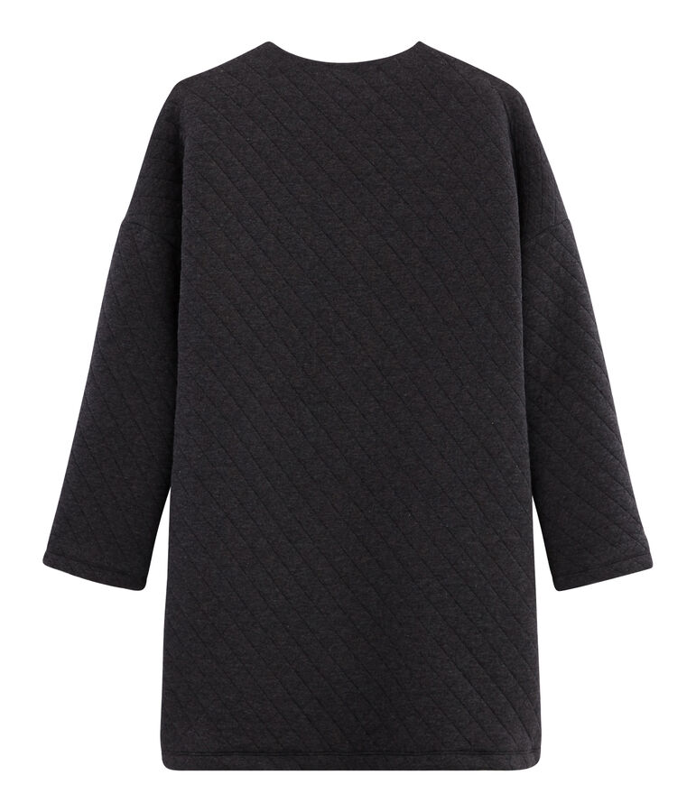 Women's Long Tube Knit Jacket CITY CHINE grey