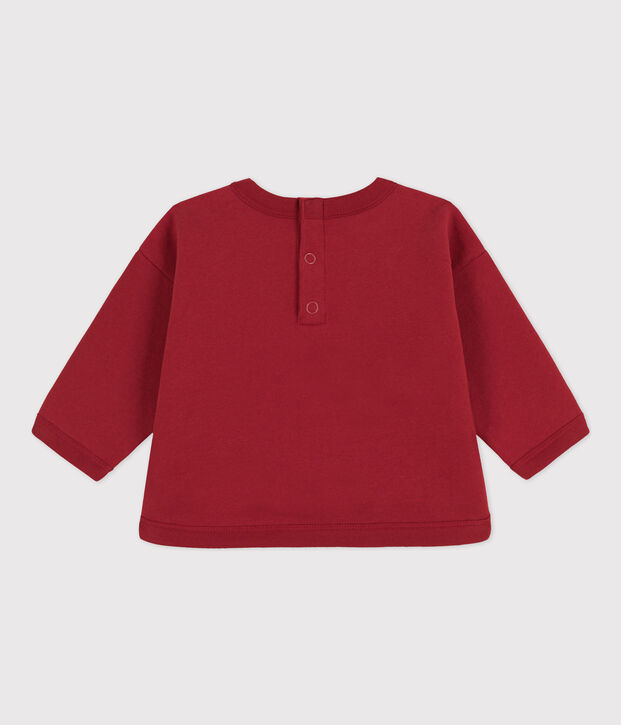 Babies' Cotton Sweatshirt red