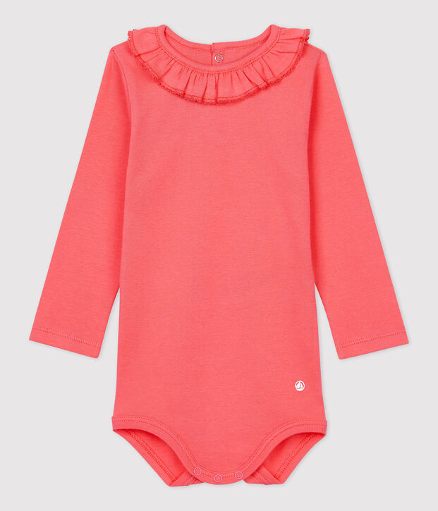 Babies' Cotton Bodysuit PEACHY