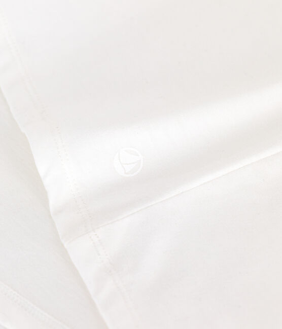 Women's The Straight cotton T-Shirt MARSHMALLOW white