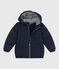 Children's plain puffer jacket SMOKING blue