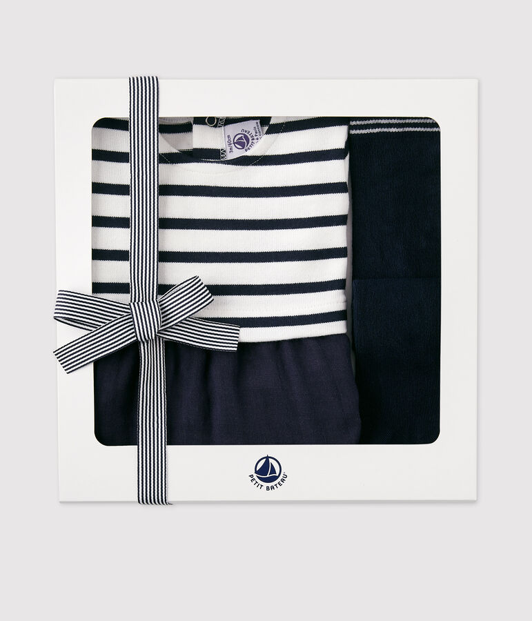 Girls' Dress and Tights Gift Set multicolor