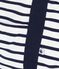 Babies' striped cotton maternity bag MARSHMALLOW white/SMOKING blue