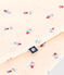 Babies' floral print cotton playsuit with a collar AVALANCHE white/MULTICO