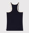 Women's Terry Cotton Vest Top SMOKING blue
