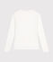 Women's Iconic Cocotte Stitch Cotton T-Shirt ECUME white