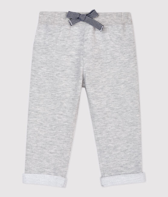 Babies' Fleece Trousers BELUGA CHINE grey