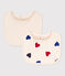 Heart Patterned Cotton Baby Bibs - 2-Pack variante 1