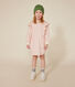 Girls' long-sleeved tube knit dress