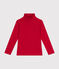 Cotton roll neck top for girls or boys CORRIDA red