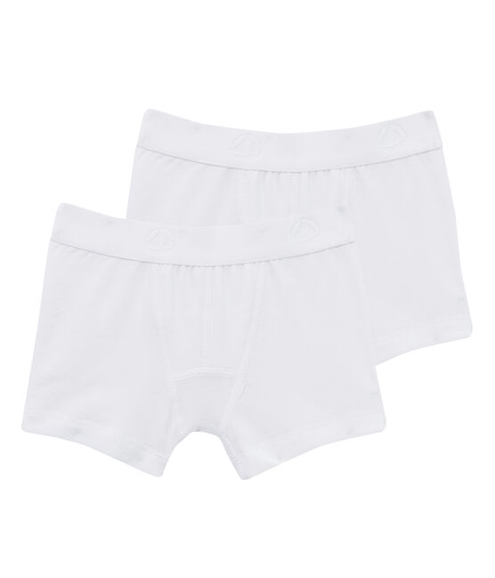 Boys' Boxer Shorts - 2-Piece Set LOT white
