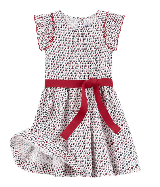 Girls' Dress MARSHMALLOW white/MULTICO white