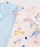 Girls' Short-Sleeved Yoga Animals T-Shirt - 2-Piece Set variante 1