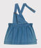 Babies' Sleeveless Light Denim Dress DENIM CLAIR blue