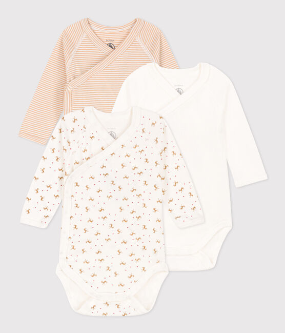 BABIES' LONG-SLEEVED COTTON BODYSUITS - 3-PACK variante 2