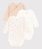 BABIES' LONG-SLEEVED COTTON BODYSUITS - 3-PACK variante 2