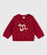 Wool and cotton knit jumper for babies