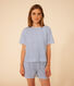 Women's Floral-pattern Cotton Pyjama Shorts and T-shirt