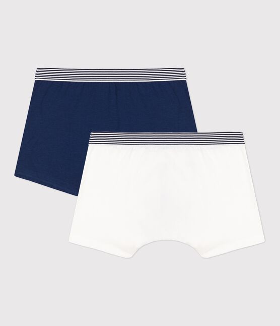 Boys' Organic Cotton and Elastane Boxer Shorts - 2-Pack variante 1
