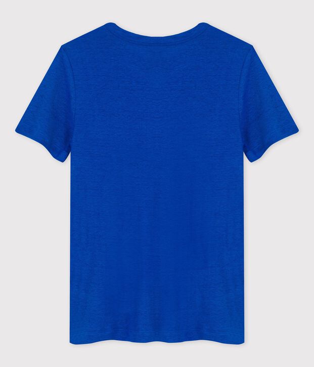 Women's Iconic Linen T-Shirt blue