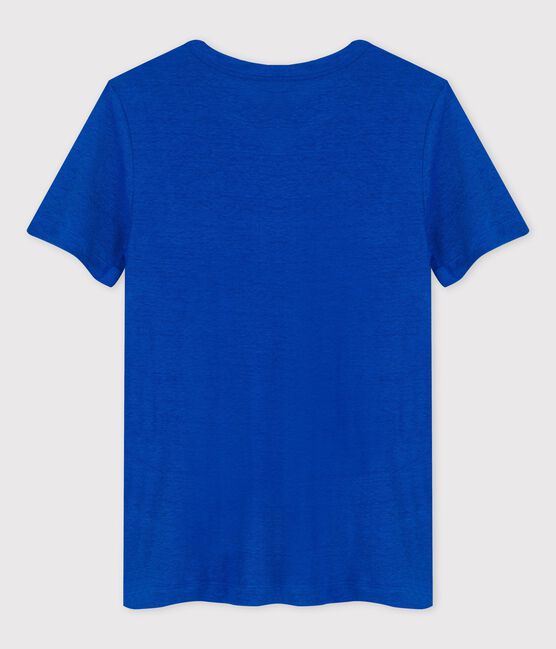 Women's Iconic Linen T-Shirt DELFT blue