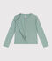 Children's plain cotton cardigan PAUL green