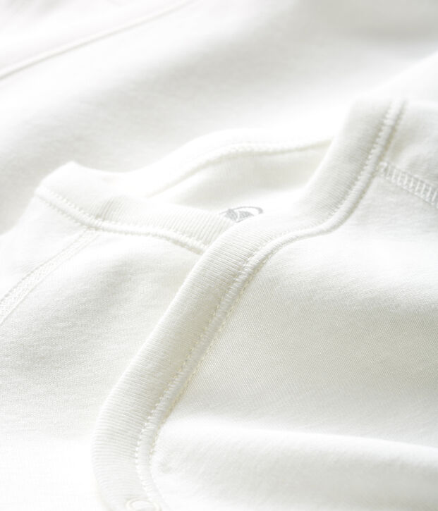 Baby Kimono Bodysuit and Undershirt Set in Rib Knit multicolor