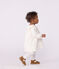 Babies' long-sleeved embroidered corduroy dress MILK Ecru/ARGENT