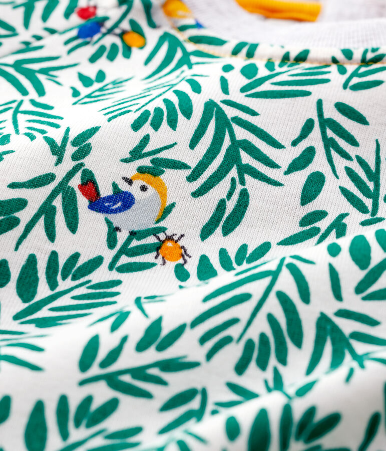 Baby Boys' Print Ribbed Sweatshirt white/multicolor