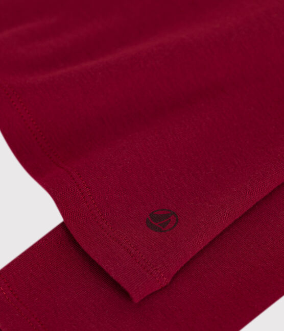 The Iconic cotton polo neck top for women AMARANTE