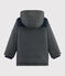 Boys' Coated Cotton Parka CITY CHINE grey