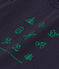 Babies' Short-Sleeved Lightweight Jersey T-Shirt SMOKING blue/MULTICO white