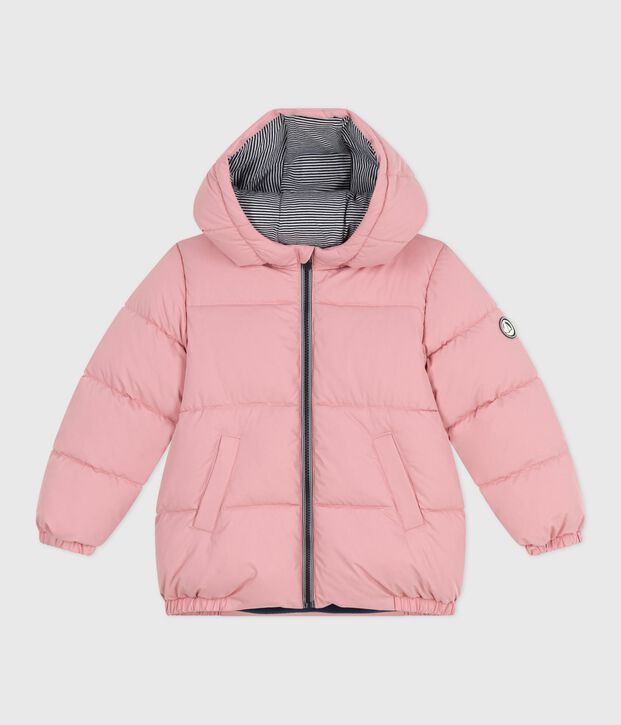 Children's plain puffer jacket pink