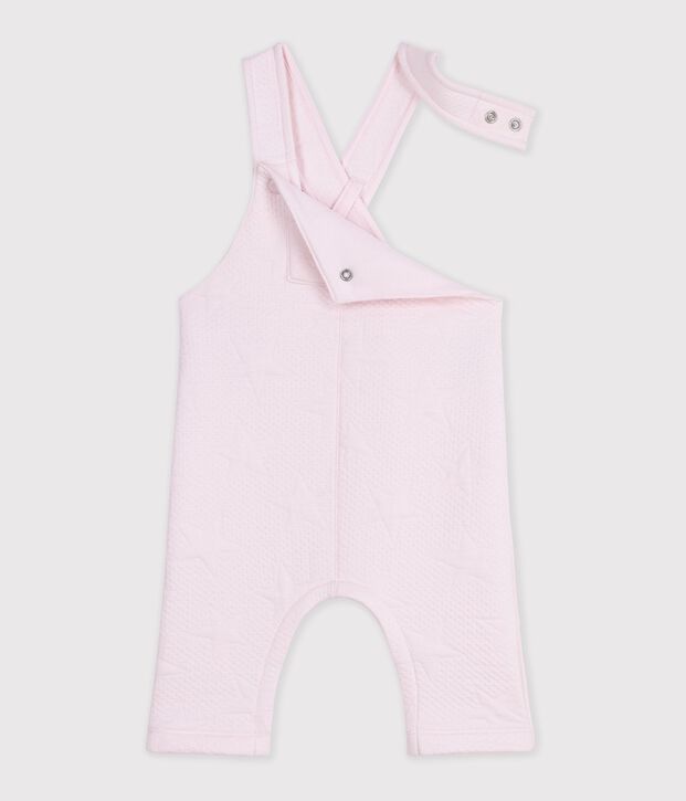 Babies' thick cotton dungarees with a star pattern BARELY