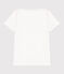 Iconic Women's Admiral Collar Cotton T-Shirt  ECUME white