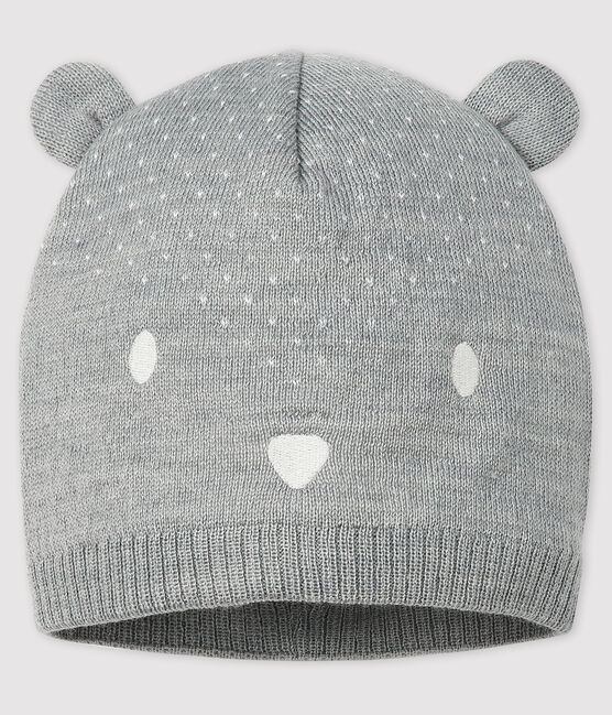 Baby's woolly hat SUBWAY CHINE grey