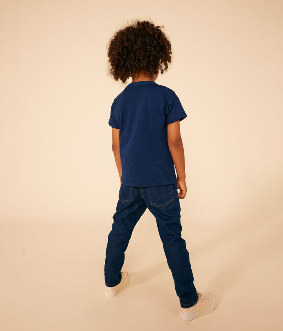 Boys' Slub Jersey T-shirt MEDIEVAL blue