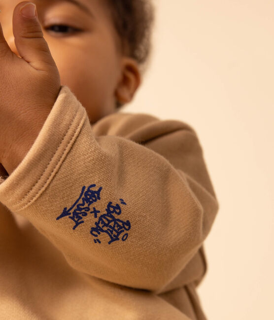 Babies' Fleece Jumpsuit TOURONE beige