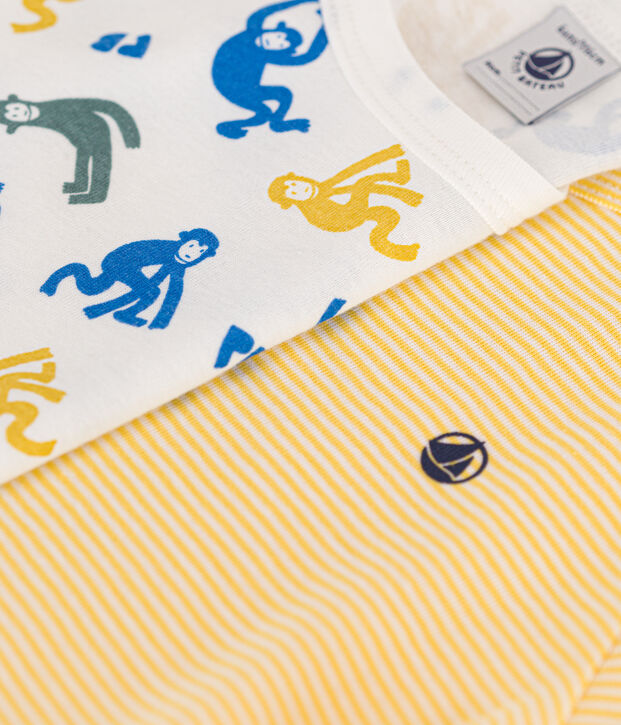 Children's Short Cotton Pyjamas - 2-Pack multicolor