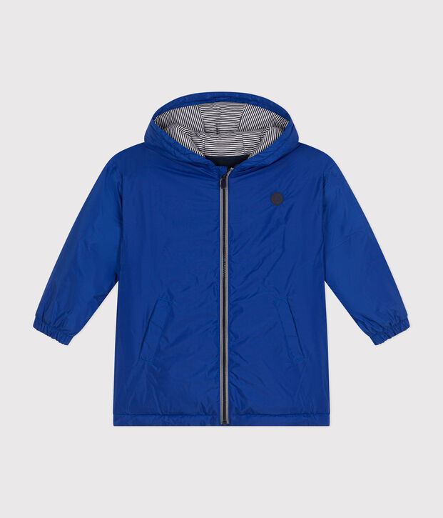 Boys' warm windbreaker blue