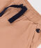 Boys' Regular Cotton Serge Trousers VINTAGE beige