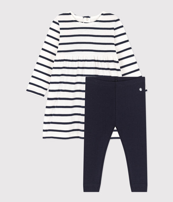 Babies' Cotton Breton Dress and Leggings variante 1