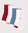 Pairs of girls' heart-patterned cotton socks - 5-pack variante 1