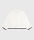 Children's long-sleeved plain cotton poplin blouse