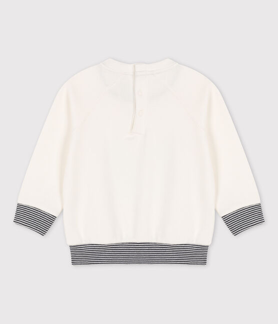 Babies' Fleece Sweatshirt MARSHMALLOW white