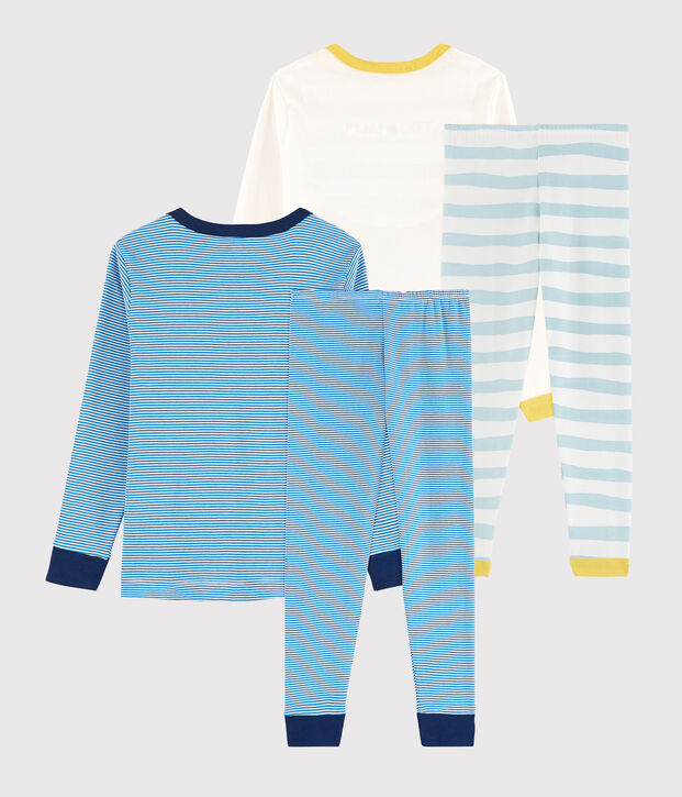Boys' Ribbed Pyjamas - 2-Piece Set multicolor