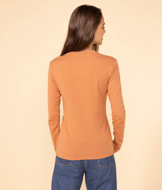 Women's Iconic Cotton Round Neck T-Shirt SIENNA pink